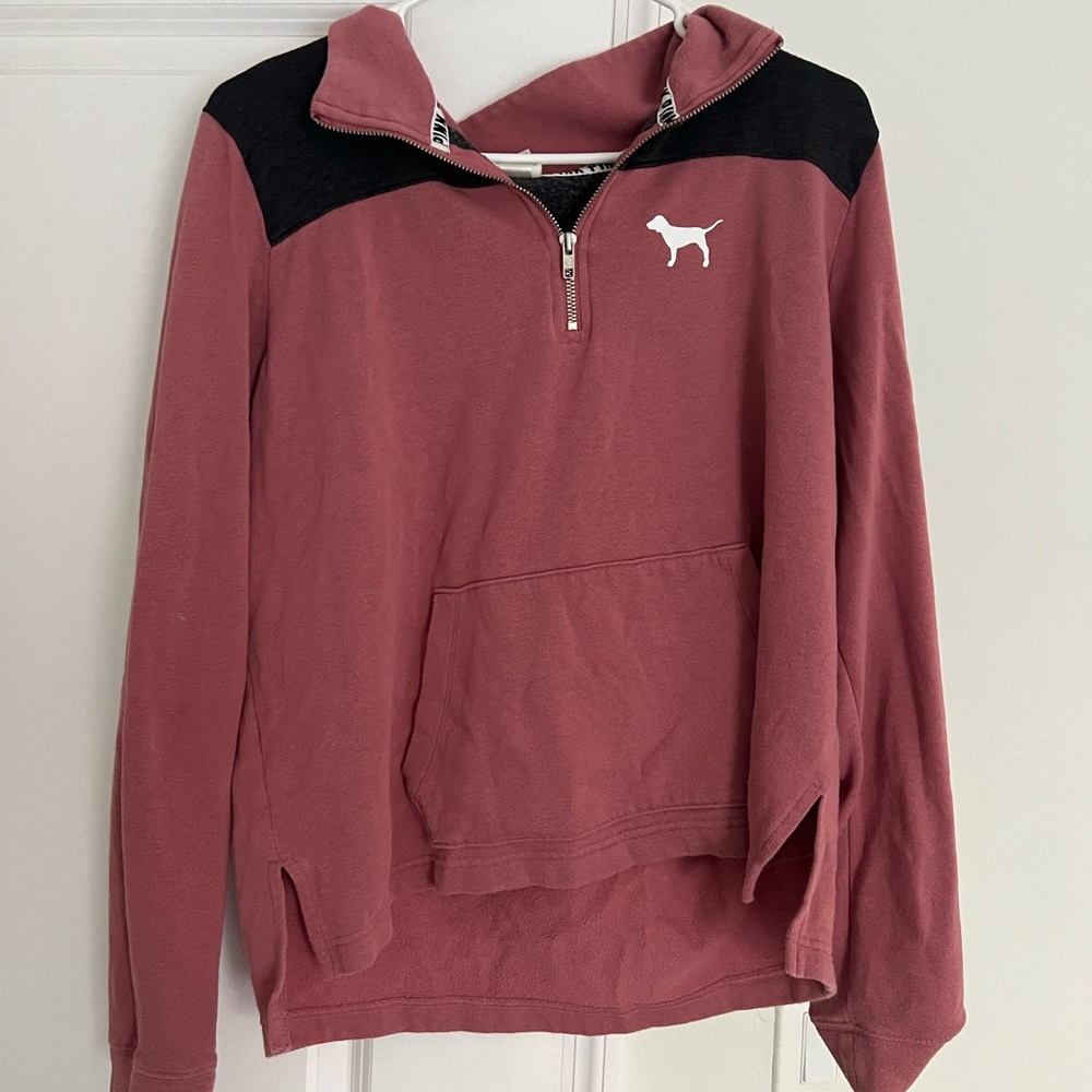 Pink zip up